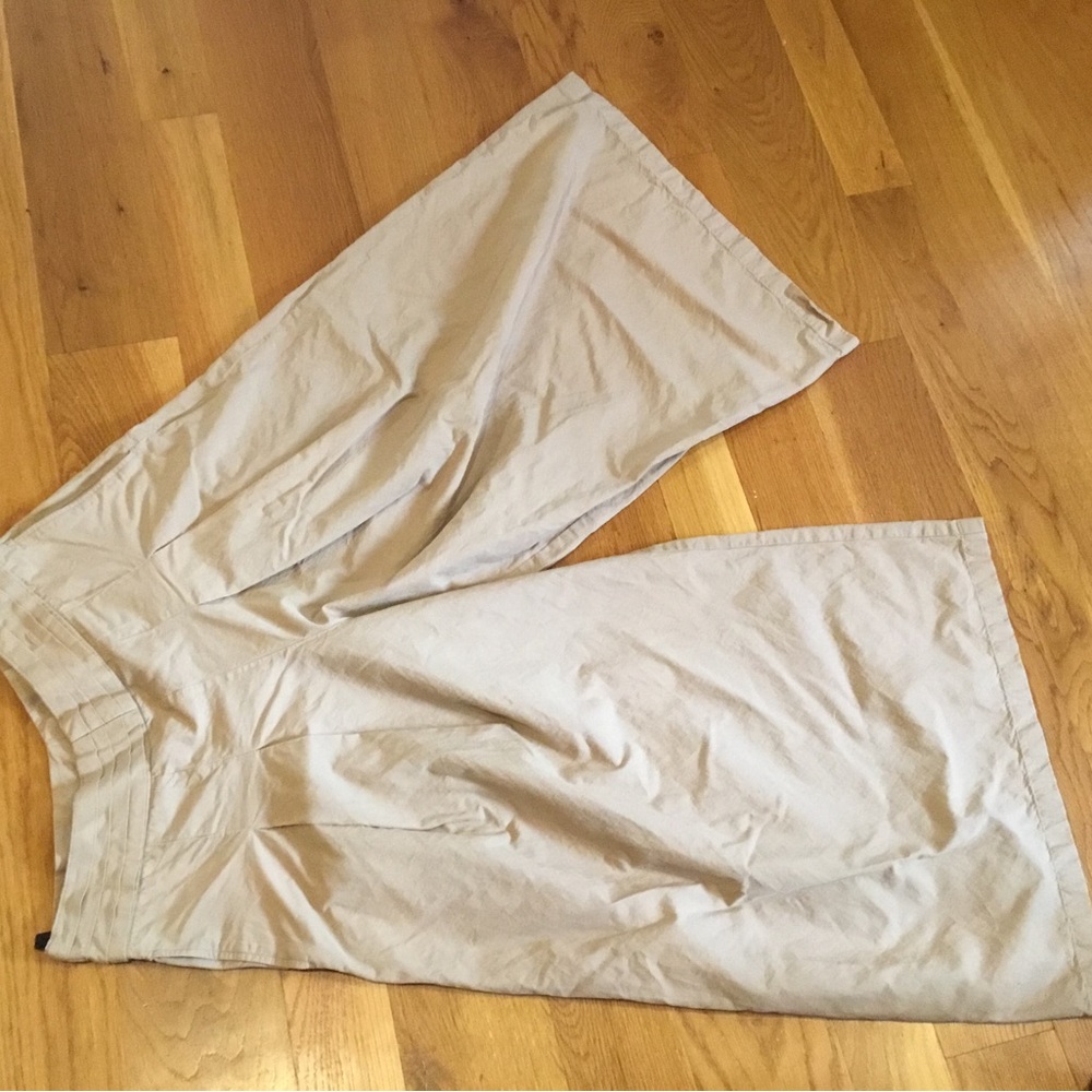 Wide leg custom taylor well made pants, approx size 10-12.